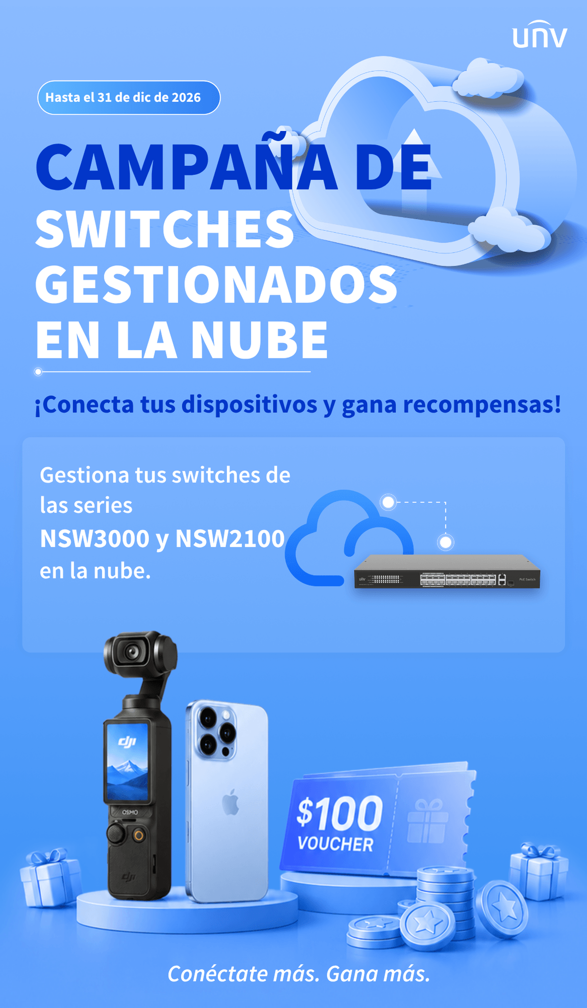  Campaña de Switches Gestionables en la Nube