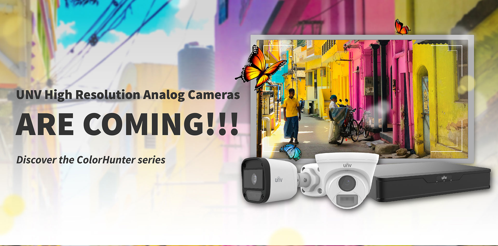 UNV High Resolution Analog Camera are coming!